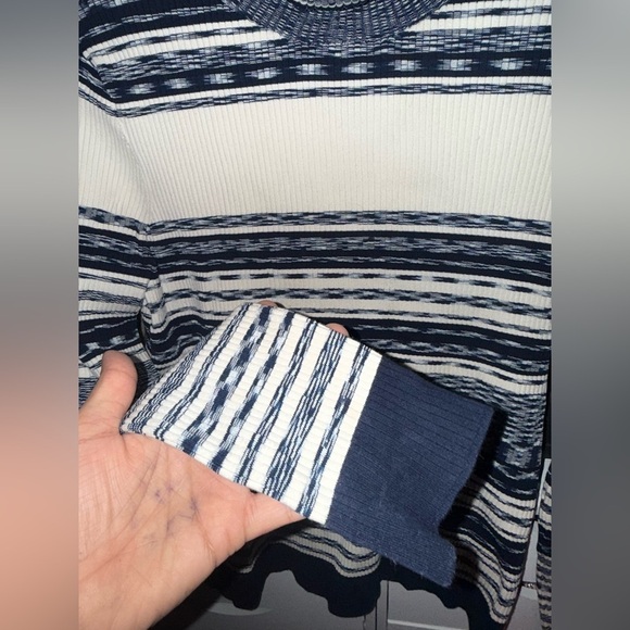 Tory Burch Sweaters New Tory Burch Julie Sweater in Blue Extra Large - Picture 4 of 7